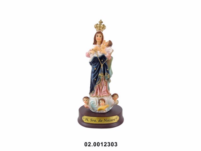 Nuestra Señora de la Nazaré multicolor 16 cm · marfinite