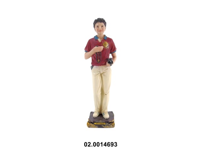 Figura "S. Carlos Acutis" 8 × 15 cm · marfinite