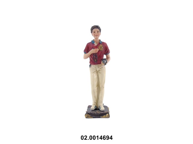 Figura "S. Carlos Acutis" 9 × 28 cm · marfinite