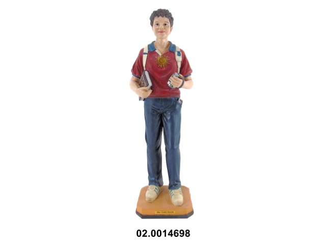 Figura "S. Carlos Acutis" 20 × 60 cm · marfinite