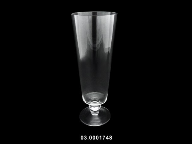 Jarrón transparente 18 × 48 cm · vidrio
