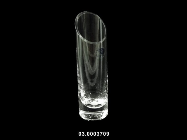 Jarrón solitario transparente 5 × 18 cm · vidrio