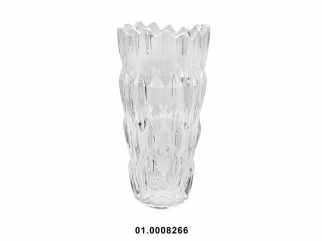 Jarrón color transparente 12 × 24 cm · vidrio
