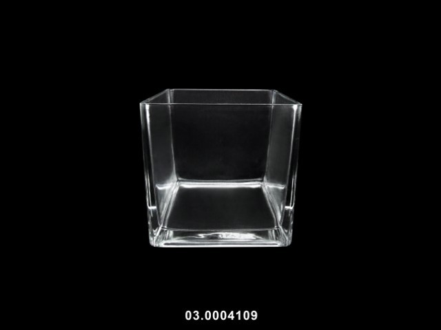 Cubo color transparente 10 × 10 × 10 cm · vidrio