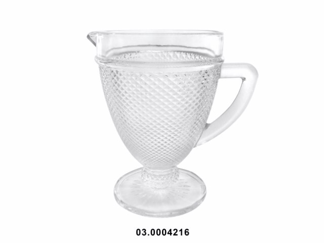 Jarra 1000 ml "DIAMOND" color transparente 20 × 14 × 20 cm · vidrio