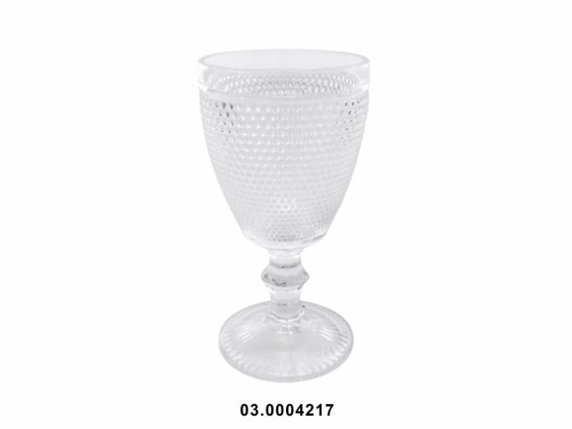 Copa de vino tinto 250 ml "DOT" color transparente 9 × 17 cm · vidrio