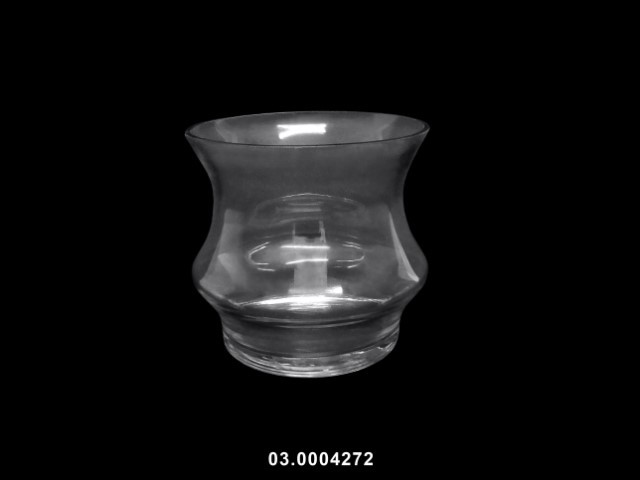 Jarrón transparente 17 × 17 × 16 cm · vidrio