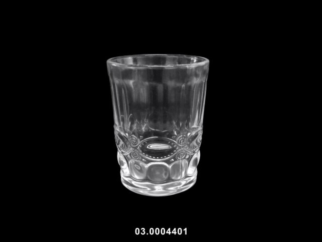 Vaso de agua 250 ml "WAVE" color transparente 8 × 10 cm · vidrio