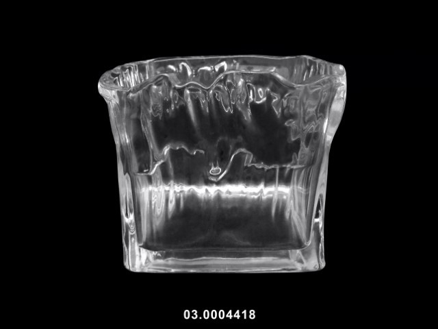 Cubo color transparente 17 × 17 × 14 cm · vidrio