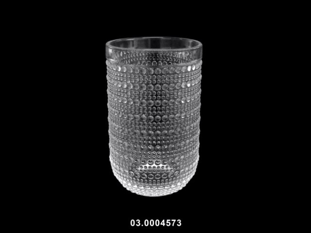 Vaso de agua 400 ml "NEW DOT" color transparente 8 × 13 cm · vidrio