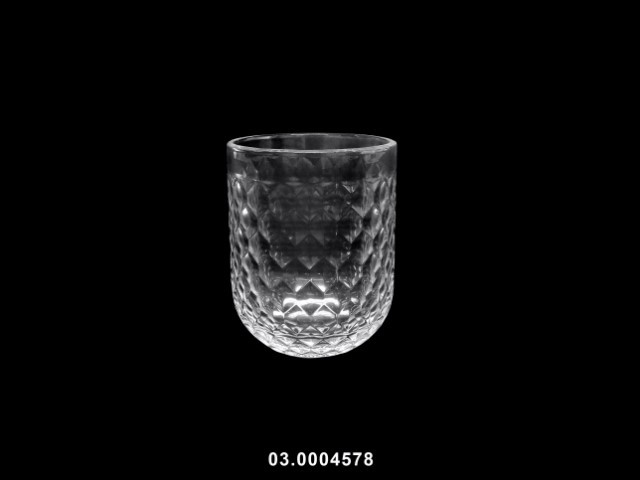 Vaso de agua 250 ml "SCALE" color transparente7 × 9 cm · vidrio