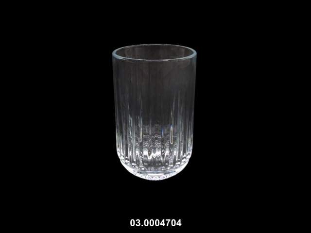 Vaso de agua 400 ml "NEW STRIPES" color transparente 8 × 13 cm · vidrio