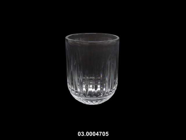 Vaso de agua 250 ml "NEW STRIPES" color transparente 7 × 9 cm · vidrio