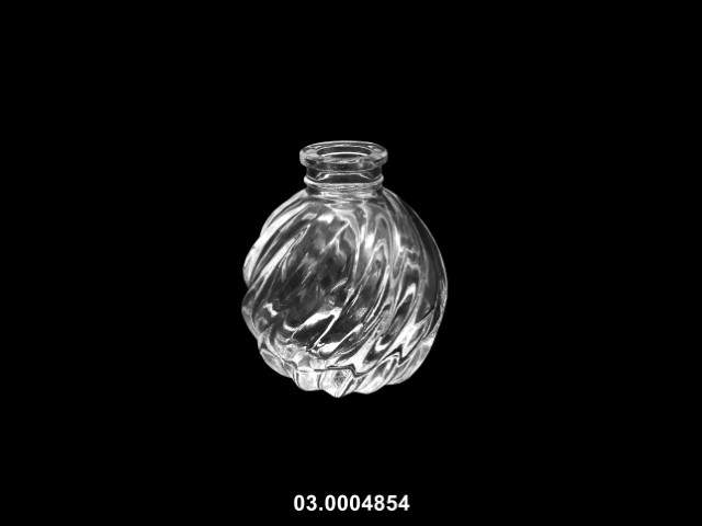 Jarrón mini color transparente 7 × 8 cm · vidrio