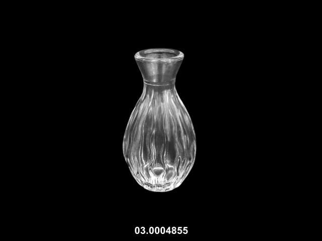 Jarrón mini color transparente 6 × 11 cm · vidrio