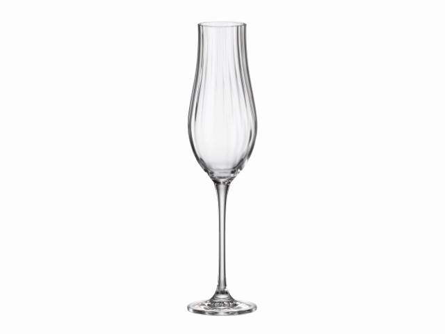 Copa flute "LIMOSA OPT" 200 ml · cristal de Bohemia