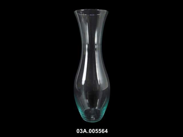 Jarrón transparente 50 cm · vidrio