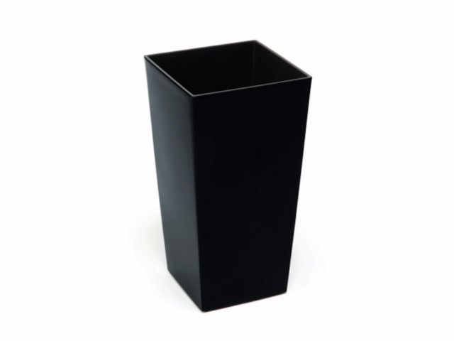 Maceta "SHINNY" color negro 40 × 40 × 75 cm · plástico