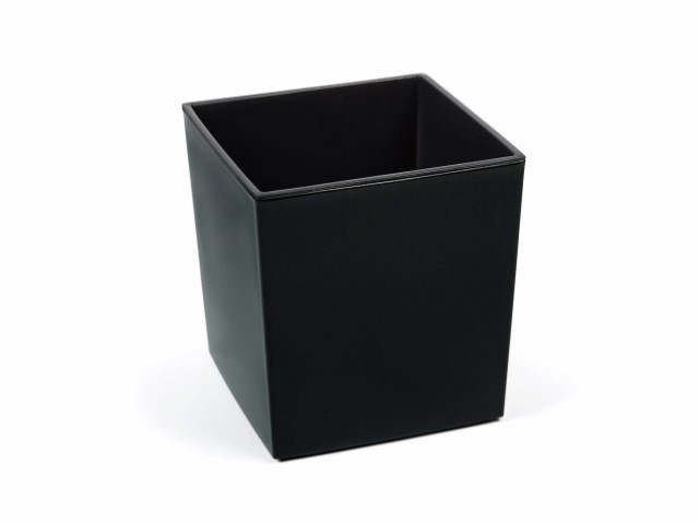 Maceta "SHINNY" color negro 30 × 30 × 31 cm · plástico