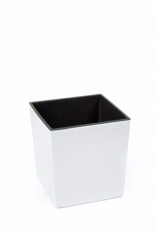 Maceta "SHINNY" color blanco 40 × 40 × 41 cm · plástico