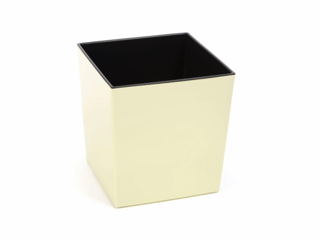 Maceta "SHINNY" color beige 40 × 40 × 41 cm · plástico