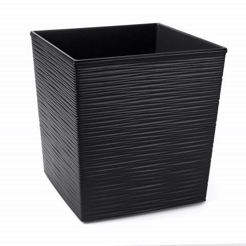 Maceta "DLUTO" color negro 40 × 40 × 41 cm · plástico