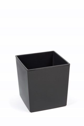 Maceta "SHINNY" color antracita 30 × 30 × 31 cm · plástico