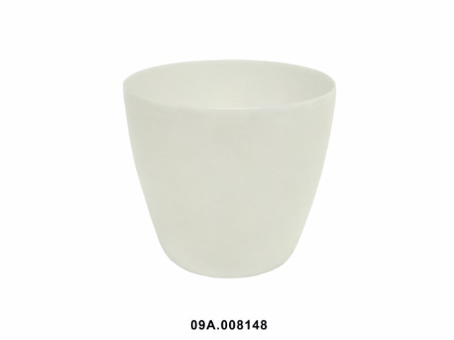 Maceta "MAGNOLIA" color crema 21 cm · plástico