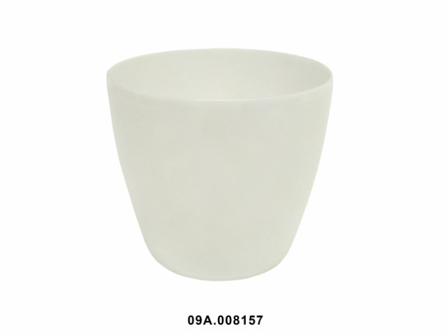 Maceta "MAGNOLIA" color crema 30 cm · plástico