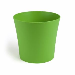Maceta "FIOLEK" color verde 10 cm · plástico