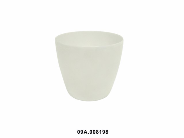 Maceta "MAGNOLIA" color crema 12 cm · plástico