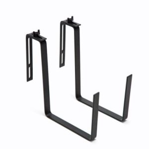 Soporte jardinera "ROSA/BELLA" color negro 55 × 30 × 22 cm · metal