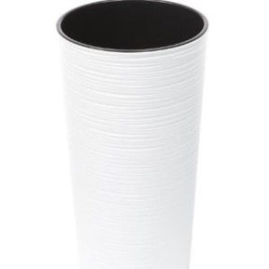 Maceta "LILIA DLUTO" color blanco 19 × 36 cm · plástico