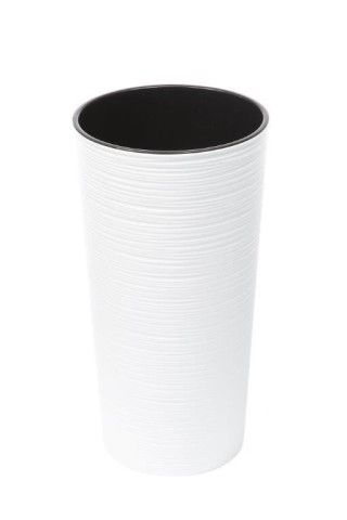 Maceta "LILIA DLUTO" color blanco 19 × 36 cm · plástico