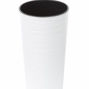 Maceta "LILIA DLUTO" color blanco 25 × 46 cm · plástico