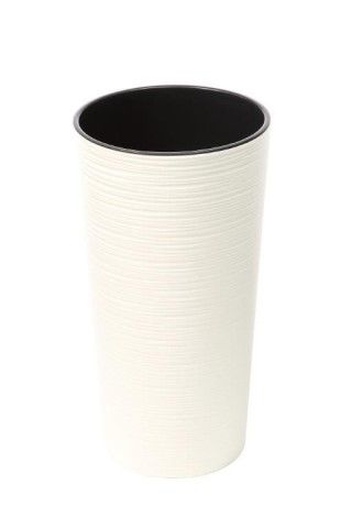 Maceta "LILIA DLUTO" color crema 25 × 46 cm · plástico