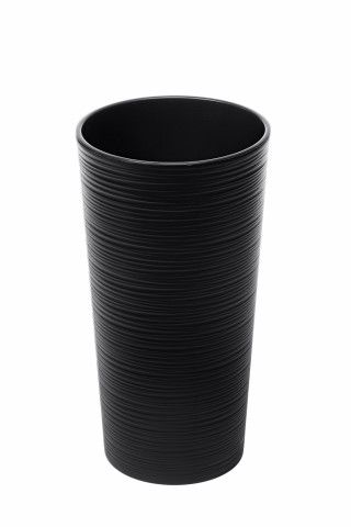 Maceta "LILIA DLUTO" color negro 30 × 57 cm · plástico