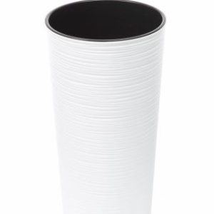 Maceta "LILIA DLUTO" color blanco 30 × 57 cm · plástico