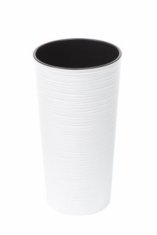 Maceta "LILIA DLUTO" color blanco 30 × 57 cm · plástico