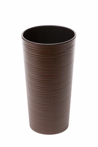 Maceta "LILIA DLUTO" color café 30 × 57 cm · plástico