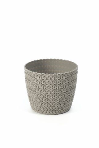 Maceta "MAGNOLIA JERSEY" color taupe 30 × 30 cm · plástico