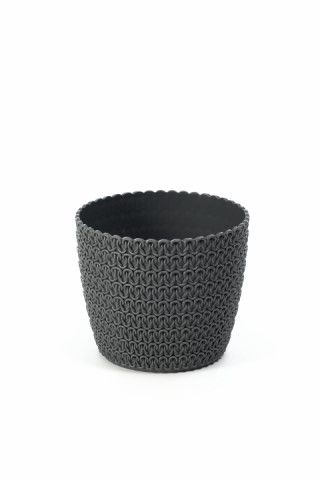 Maceta "MAGNOLIA JERSEY" color antracita 30 × 30 cm · plástico