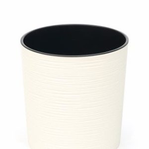 Maceta "MALVA DLUTO" color crema 19 × 19 cm · plástico