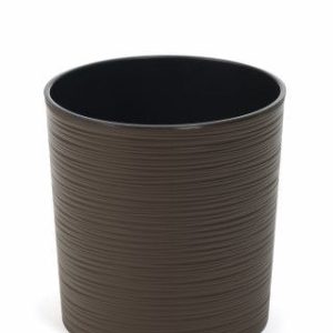 Maceta "MALVA DLUTO" color café 19 × 19 cm · plástico