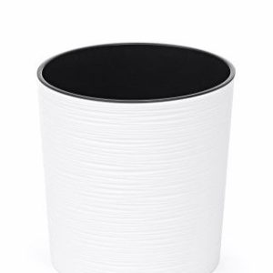 Maceta "MALVA DLUTO" color blanco 25 × 25 cm · plástico