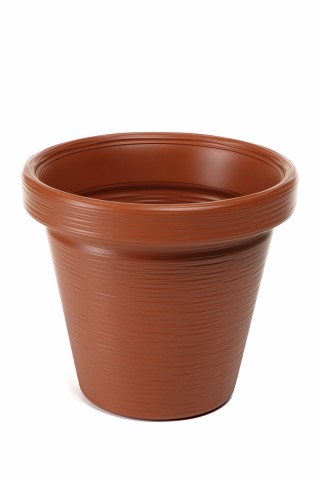 Maceta "AGAWA DLUTO" color terracota 46 × 40 cm · plástico