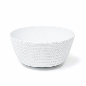 Maceta "MISA JERSEY" color blanco 30 × 30 × 10 cm · plástico