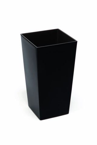 Maceta "SHINNY" color negro 35 × 35 × 68 cm · plástico