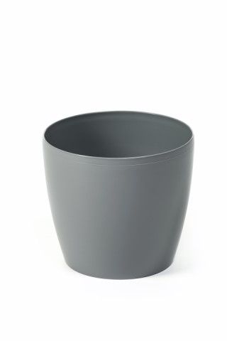 Maceta "MAGNOLIA" color gris 12 cm · plástico