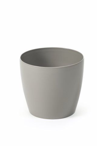 Maceta "MAGNOLIA" color taupe 12 cm · plástico